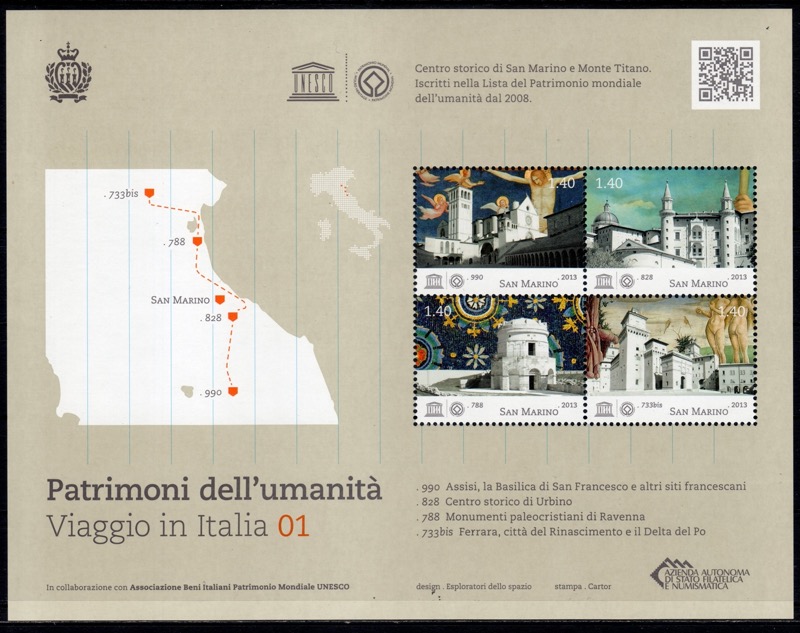 2013 Siti italiani Unesco - 1° serie