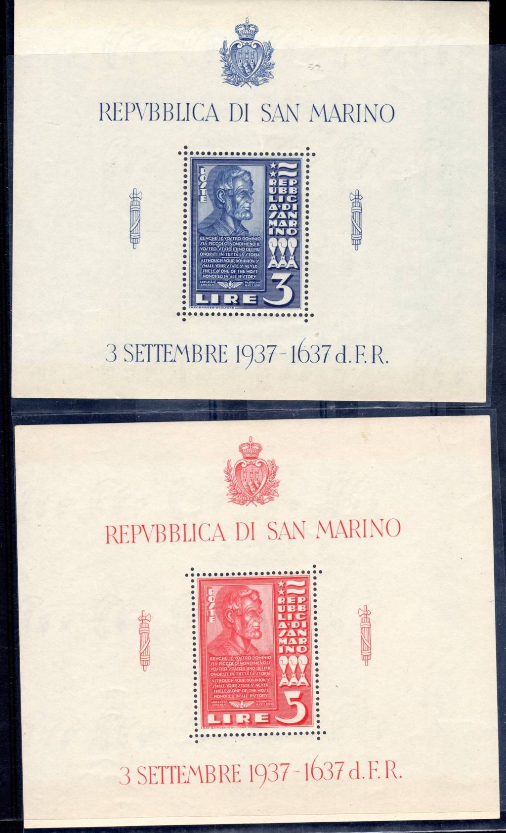 1938 Inaugurazione Abramo Lincoln