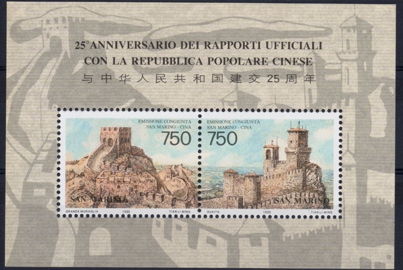 1996 25° rapporti tra e Cina
