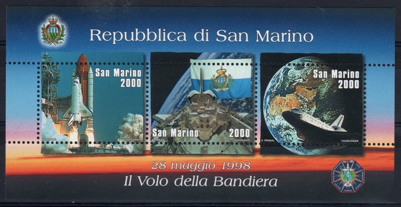 1998 La Bandiera nello spazio