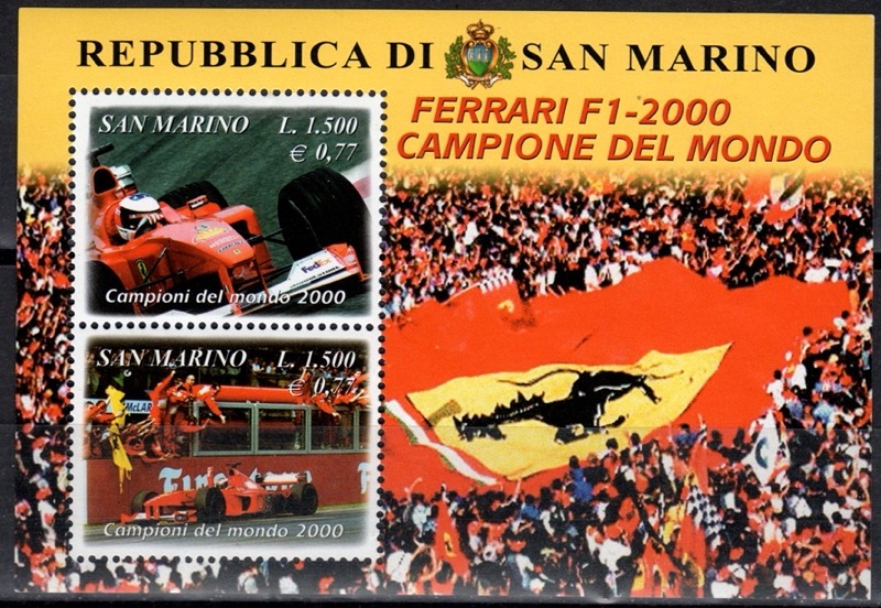 2001 Ferrari campione del mondo di Formula 1