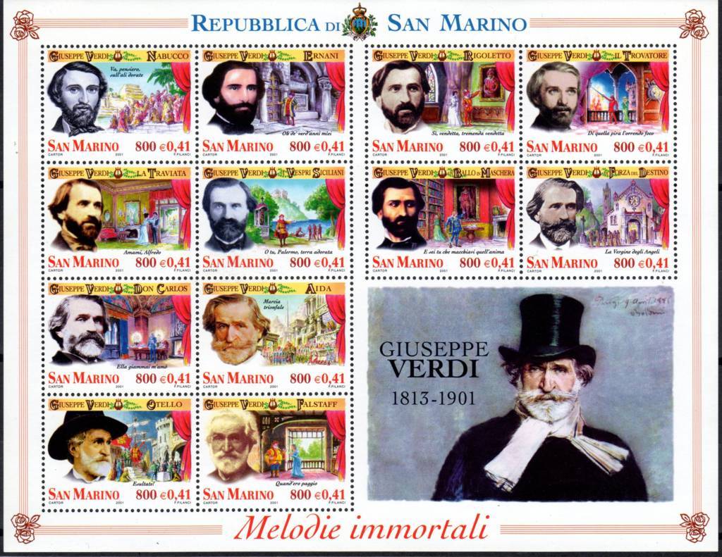 2001 100° morte di Giuseppe Verdi