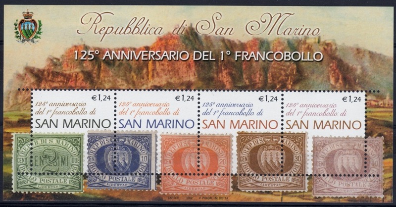 2002 125° del primo francobollo di