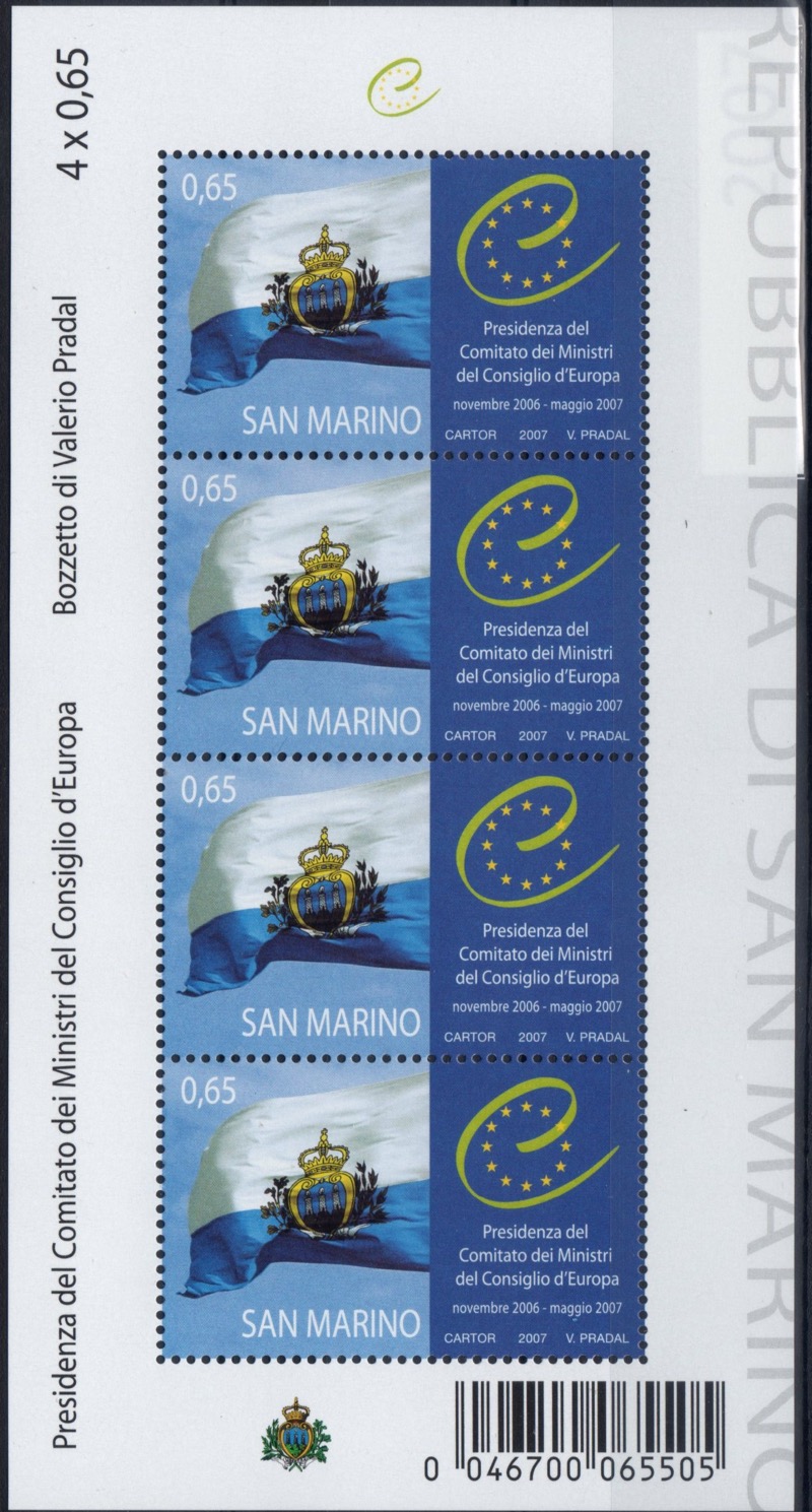 2007 Presidenza del Consiglio d'Europa