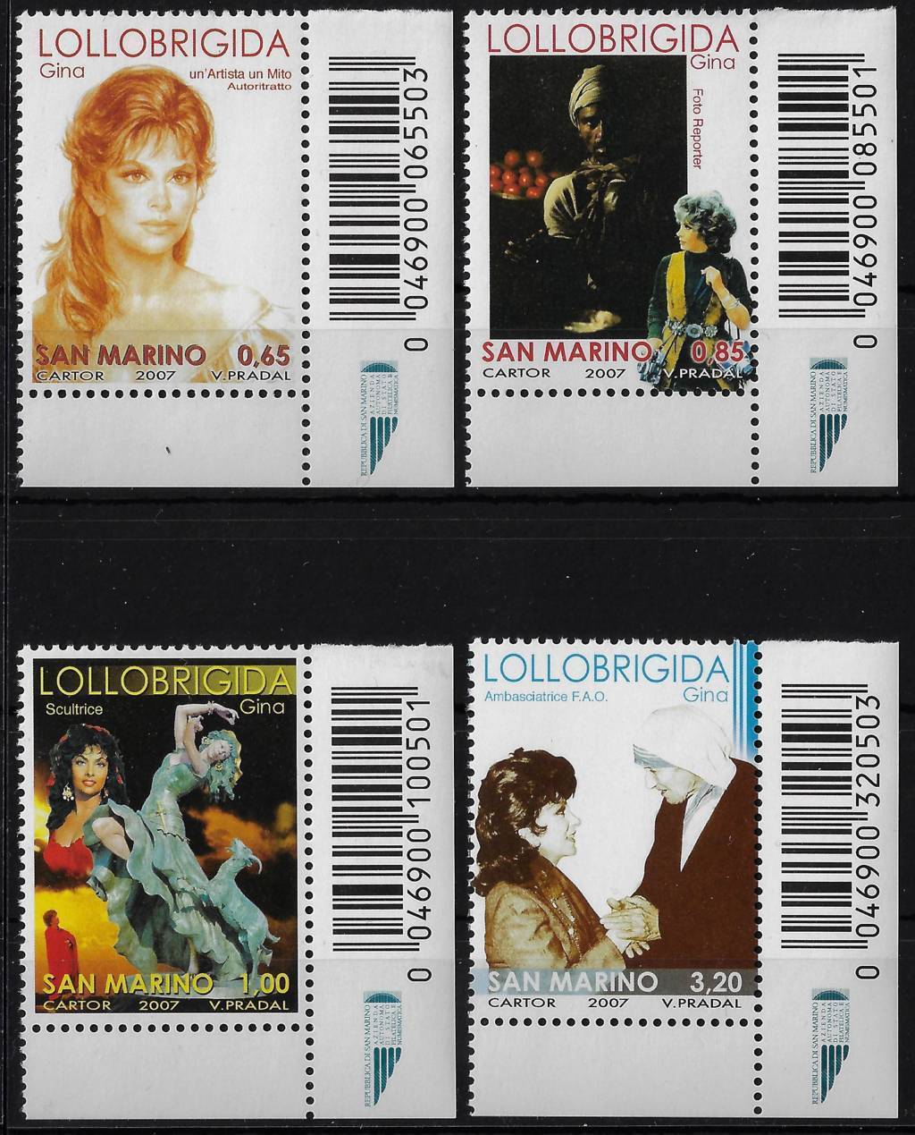 2007 Gina Lollobrigida 4 valori