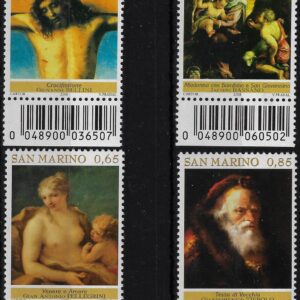 2008 Capolavori che ritornano 4 valori
