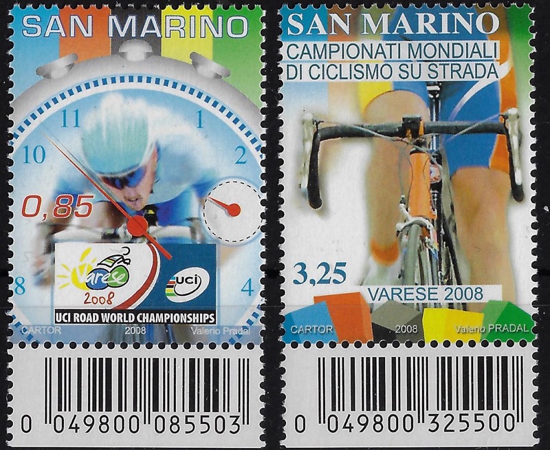 2008 75°Campionati Ciclismo 2 valori
