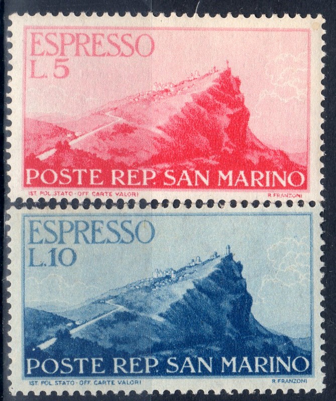 1945-46 Espressi Veduta - nuovi valori