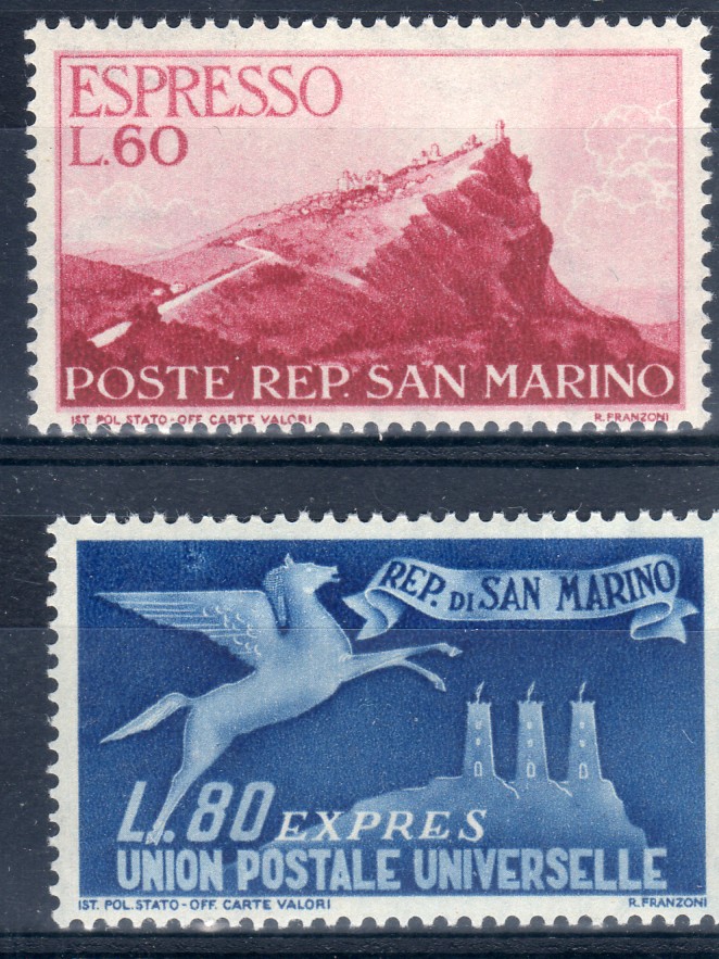 1950 Espressi Veduta e Pegaso
