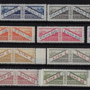 1928 Pacchi postali Non dentellati al centro