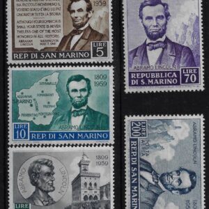 1959 150° nascita di Abramo Lincoln