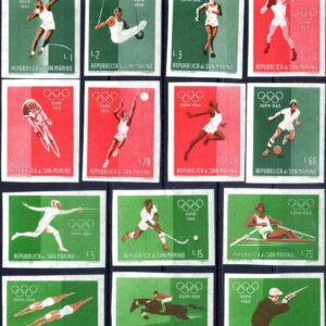 1960 Giochi olimpici di Roma - non dentellati