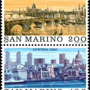 1980 Vedute di Londra (coppia)
