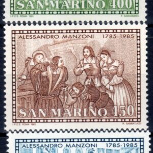 1985 200° nascita di Alessandro Manzoni