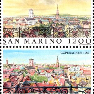 1987 Vedute di Copenaghen (coppia)