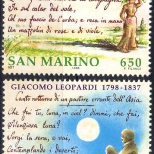 1998 200° nascita di Giacomo Leopardi