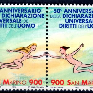 1998 Giornat dei Diritti dell' Uomo (coppia)