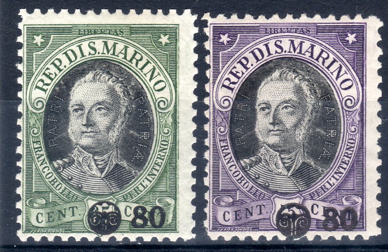 1936 Serie Onofri soprastampati