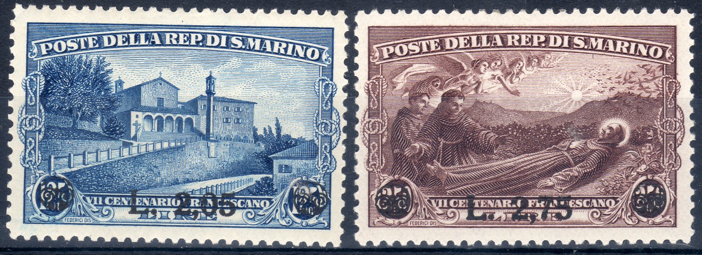 1936 San Francesco soprastampati