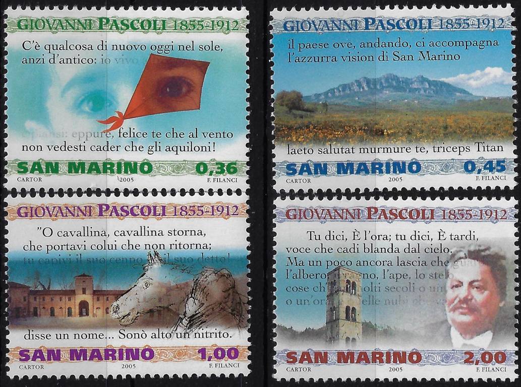 2005 150° nascita di Giovanni Pascoli