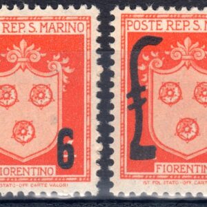 1947 Stemmi - soprastampati