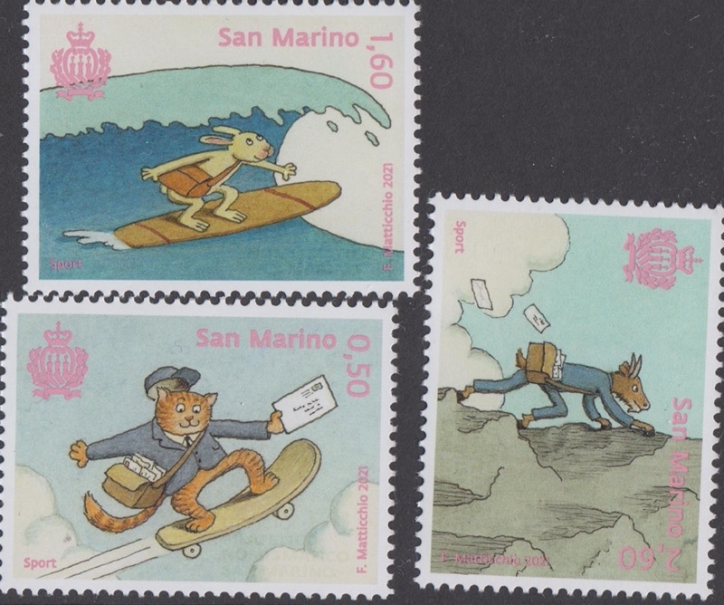 2021 Sport Animali Postini