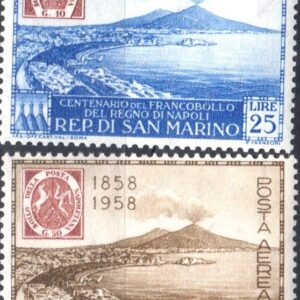 1958 100° dei francobolli del Regno di Napoli