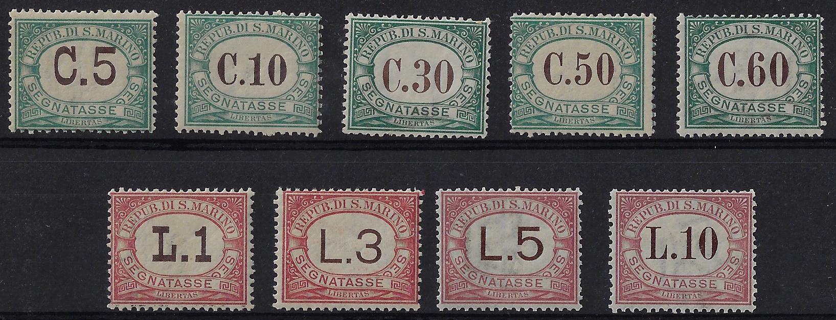 1897 Segnatasse Cifra in bruno