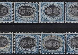 1931 Segnatasse Mascherine