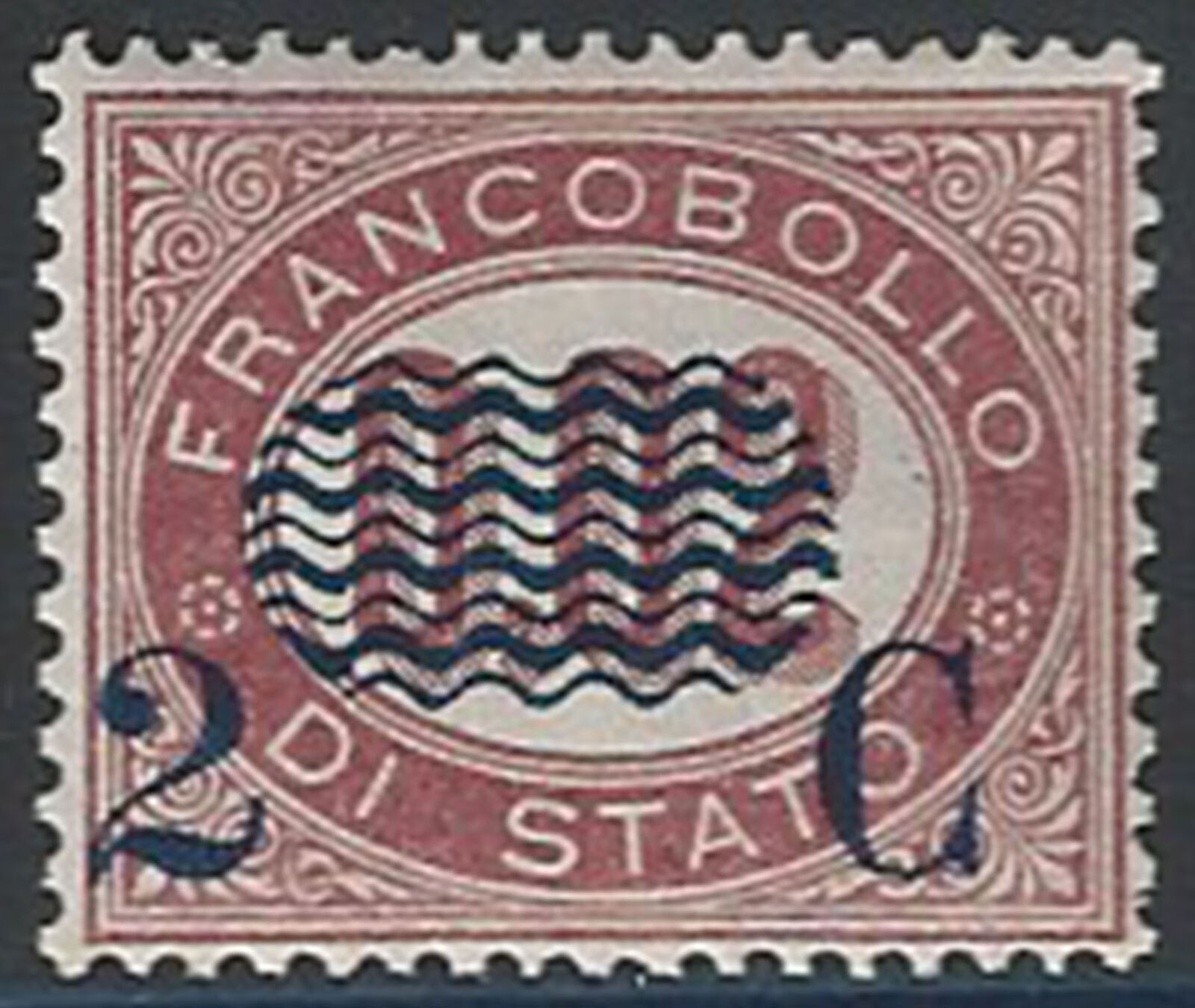 1878 2 c. su 2 c. lacca