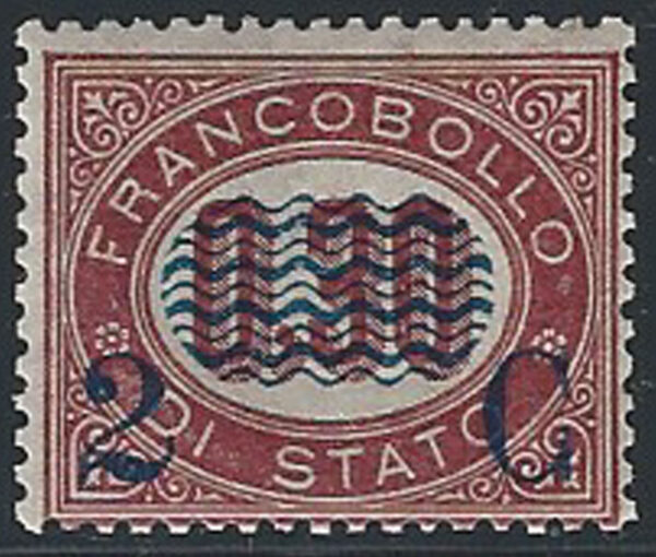 1878 2 c. su 30 c. lacca