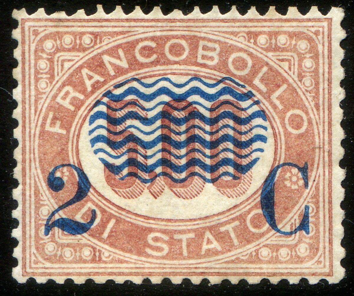 1878 2 c. su 5 L lacca