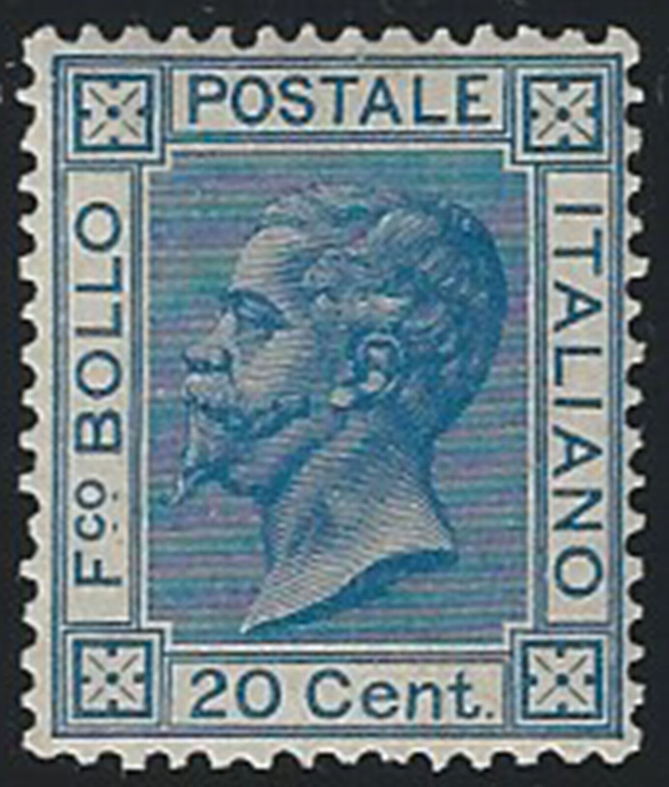 1867 20 c. azzurro ©