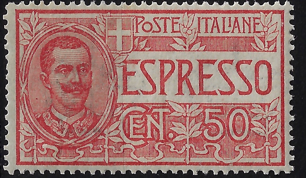 1920 Espressi Effigie sovrastampato 50 c