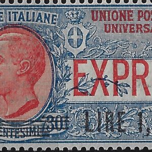 1921 Espressi sovrastampato 1,20/30