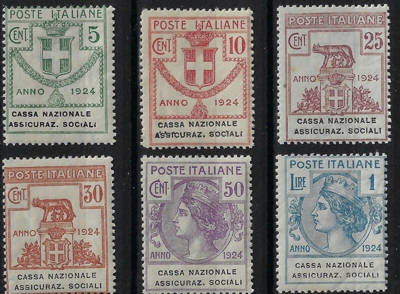 1925 Enti Parastatali Cassa Assicurazioni Sociali serie completa
