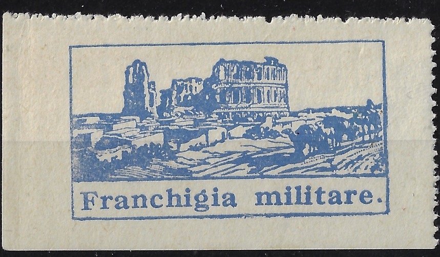1942 Franchigia Militare anfiteatro el Djem azzurro