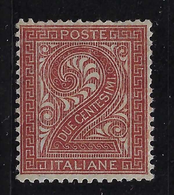 1863 2 c. bruno rosso ©