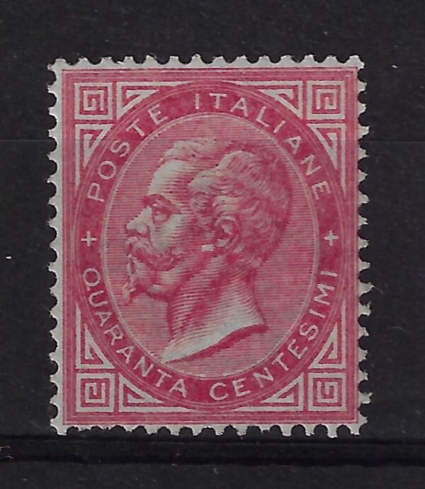 1863 40 c. rosa ©