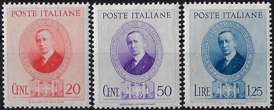 1938 G. Marconi serie completa