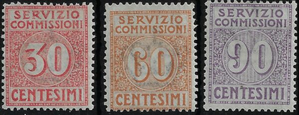 1913 Cifra in cerchi serie completa