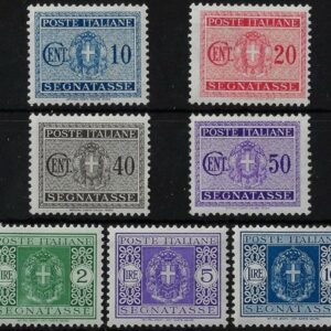 1934 Stemma con fasci serie completa