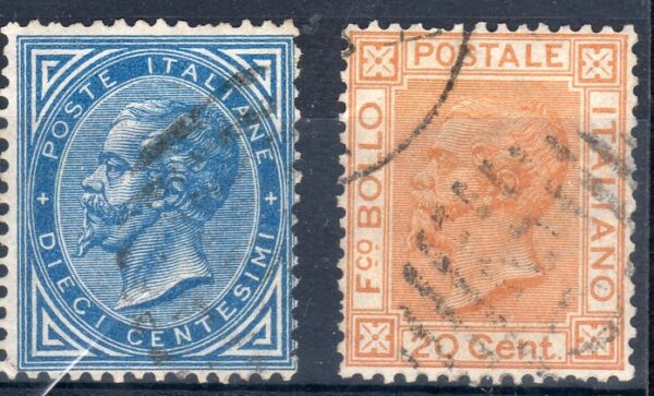 1877 10 c. azzurro