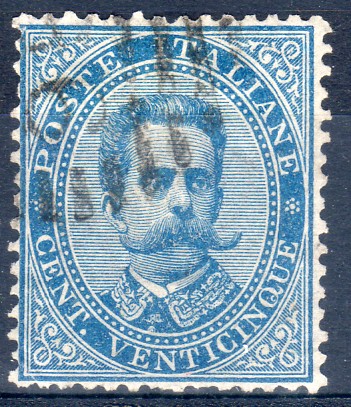 1879 25 c. azzurro