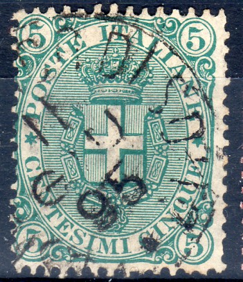 1891 5 c. verde