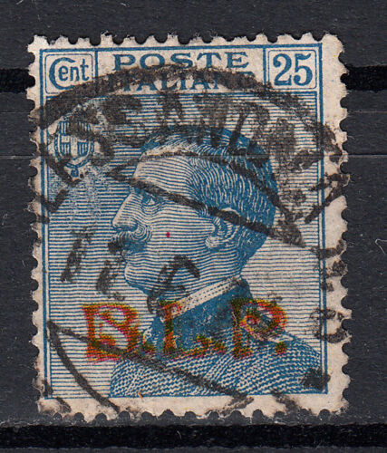 1923 B. L. P. - BLP 25 c. azzurro sopr. Arancio