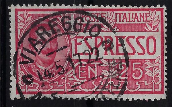 1903 Espressi Effigie 25 c rosso
