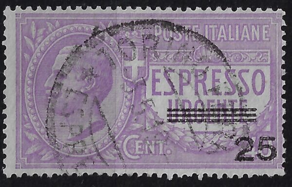 1917 Espressi sovrastampato 25 su 40