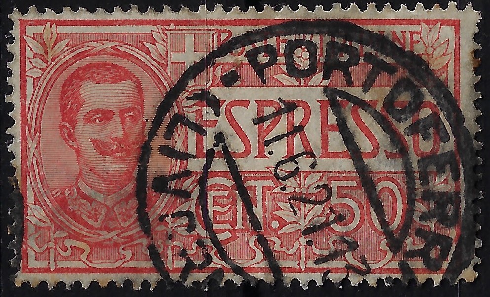 1920 Espressi Effigie sovrastampato 50 c