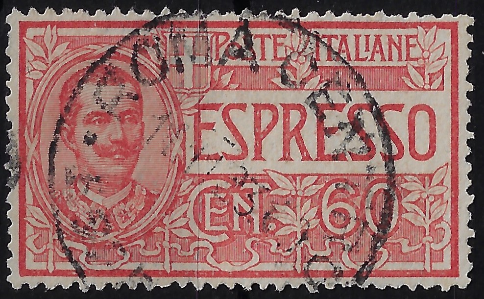 1922 Espressi Effigie 60 c. rosso